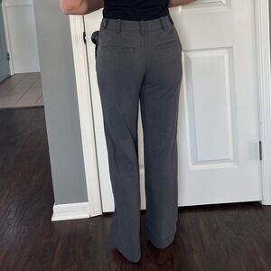 Women’s Sz 4 Charcoal Wide Boot Leg Pants/trousers